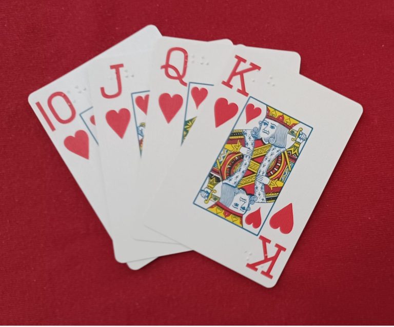 Large Print & Braille Playing Cards Large Print and Braille Playing cards